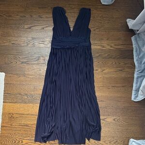 ASOS Deep Blue Backless Dress